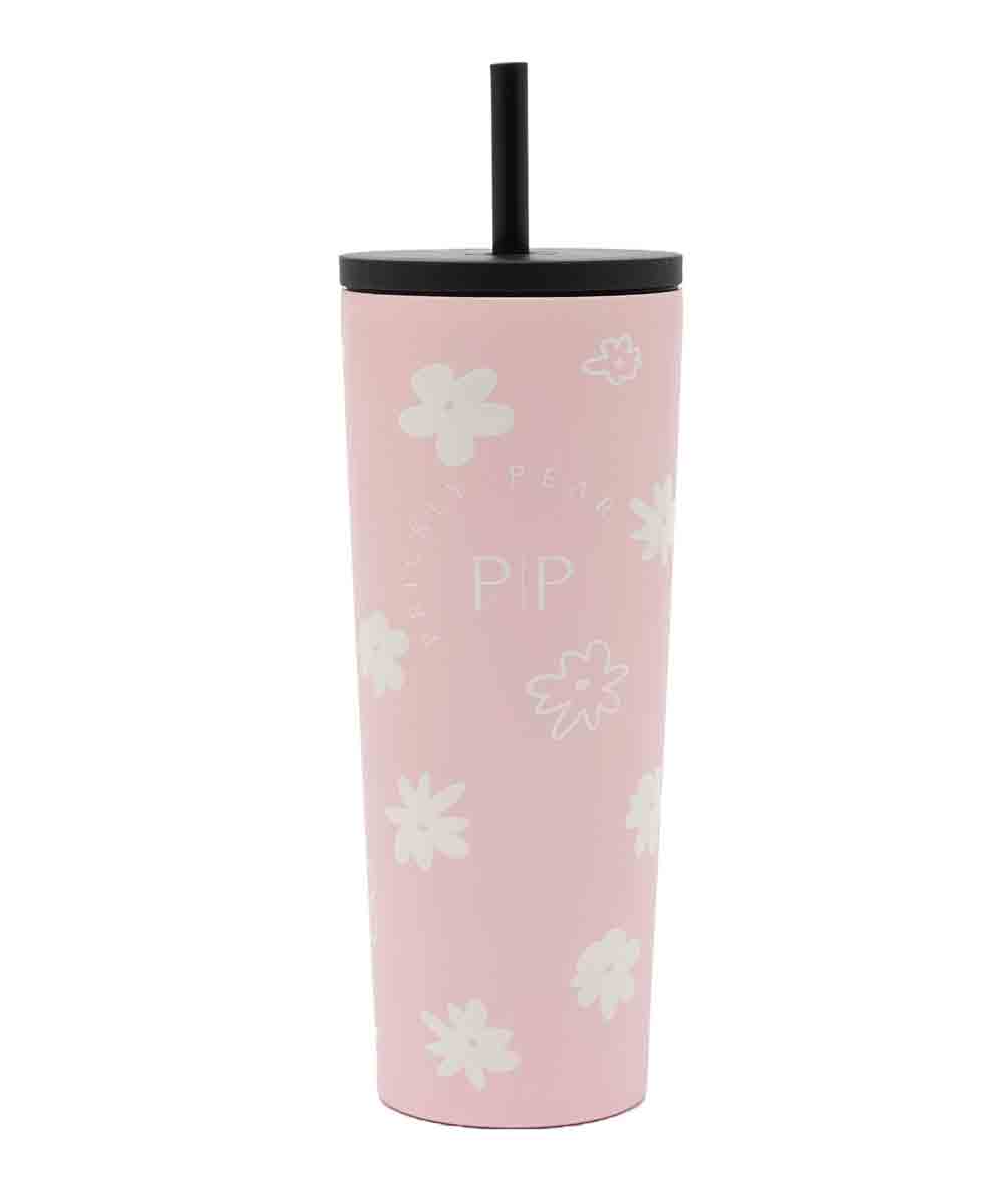 Prickly Pear Travel 24oz 2 in 1 Tumbler Daisy Pink