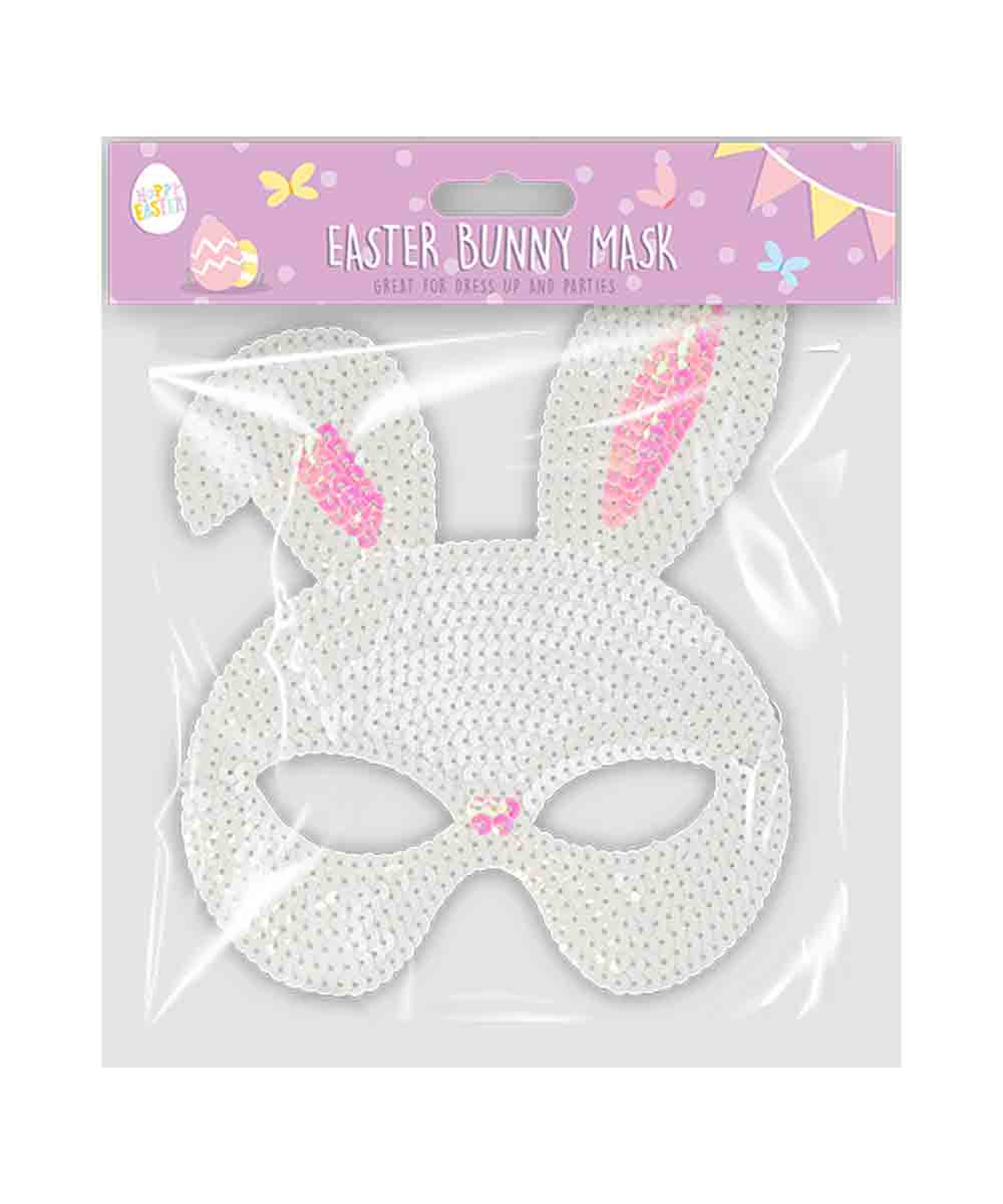 Gems Easter Sequin Bunny Mask