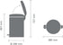 Brabantia Newicon Pedal bin 20 Liter Brilliant Steel