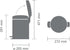 Brabantia Newicon Pedal bin 5 Liter Platinum