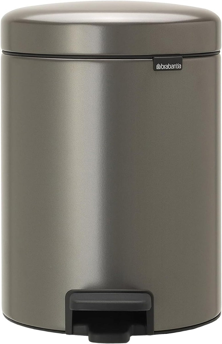 Brabantia Newicon Pedal bin 5 Liter Platinum