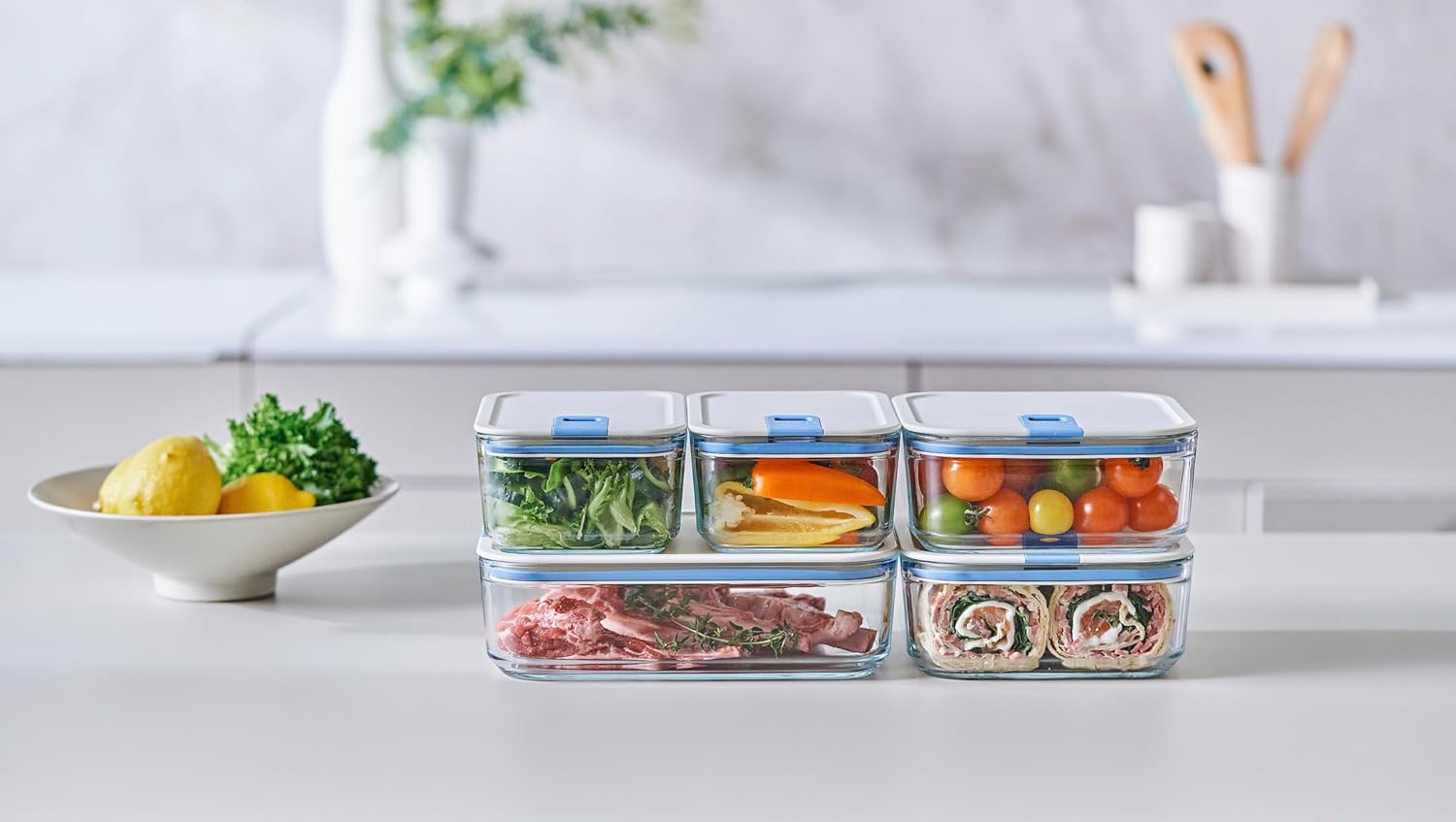 Neoflam Perfect Seal Tapered Rectangular Glass 500ML