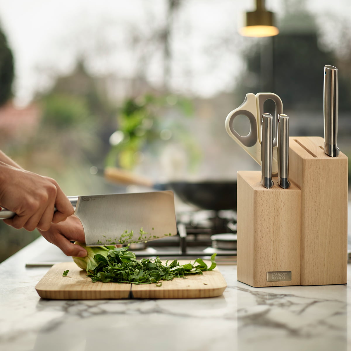 Joseph Joseph Elevate Fusion Knife & Scissor Block Set of 5