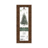 Kaemingk Alba Fir – Snowy, 180cm, Christmas Holiday Tree, Festive Xmas Home Décor, Seasonal Floor Decoration, Evergreen Accent