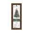 Kaemingk Alba Fir – Snowy, 210cm, Christmas Holiday Tree, Festive Xmas Home Décor, Seasonal Floor Decoration, Evergreen Accent