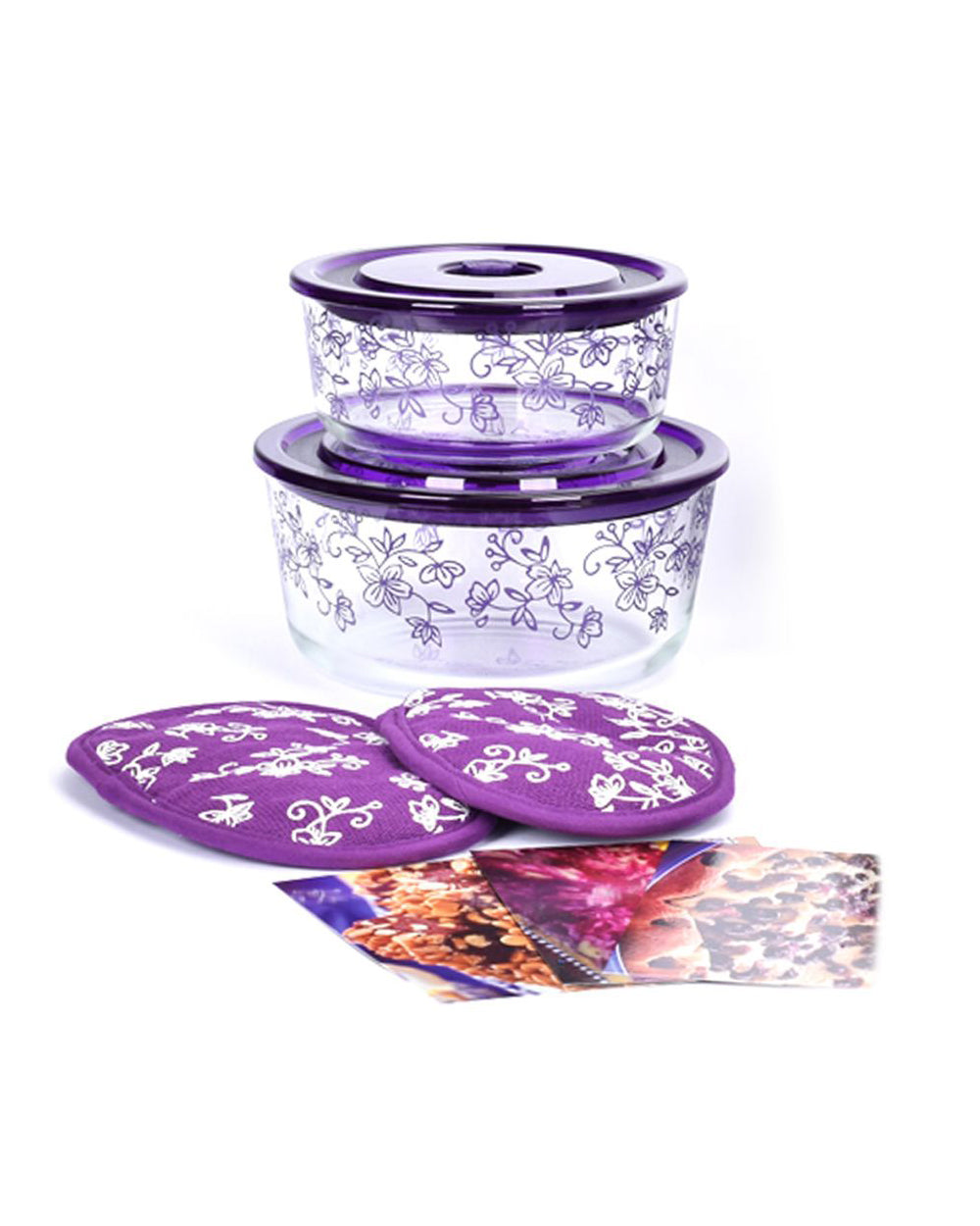 Temptations Floral Lace All-In-One Bakers Bundle of 7 Pieces
