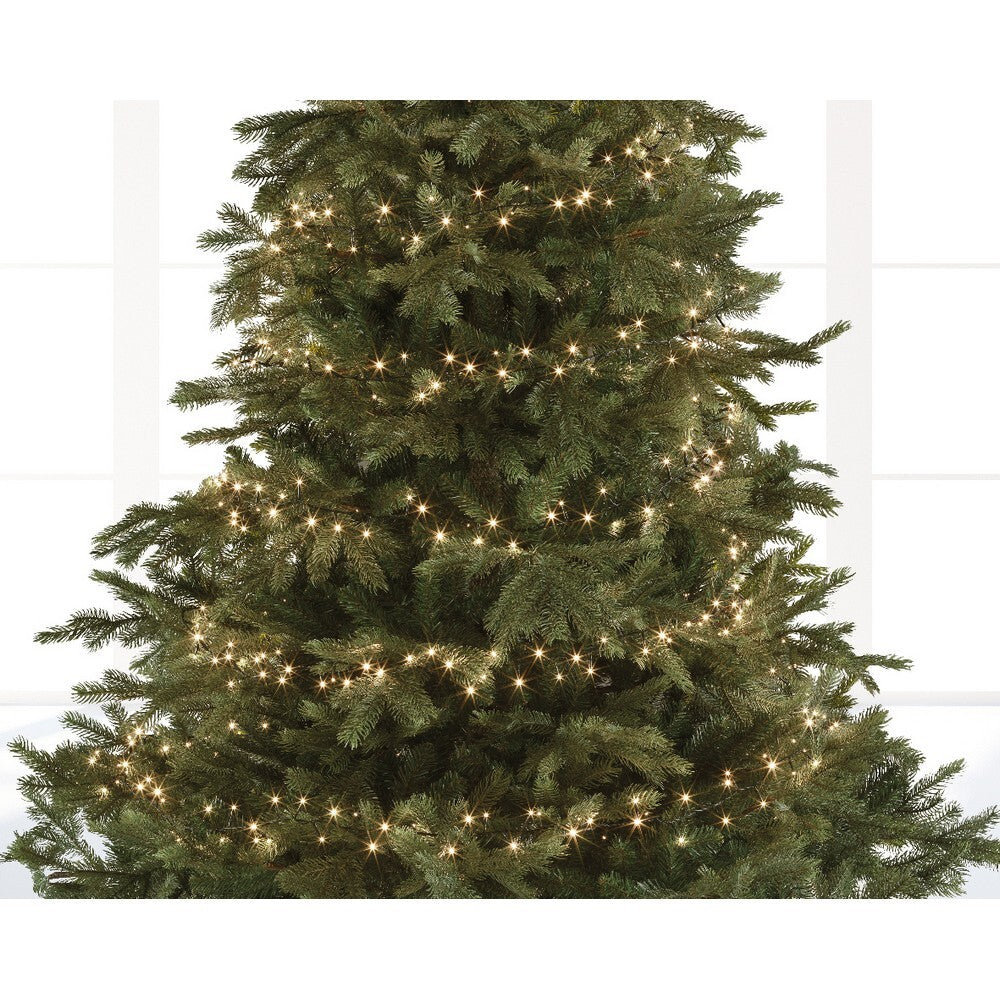 Kaemingk LED Compact Lights – 8 Function Twinkle Effect, Warm White, 2000 Bulbs, Christmas Holiday Decoration, Festive Xmas Tree or Home Accent, Indoor & Outdoor Seasonal Lighting
