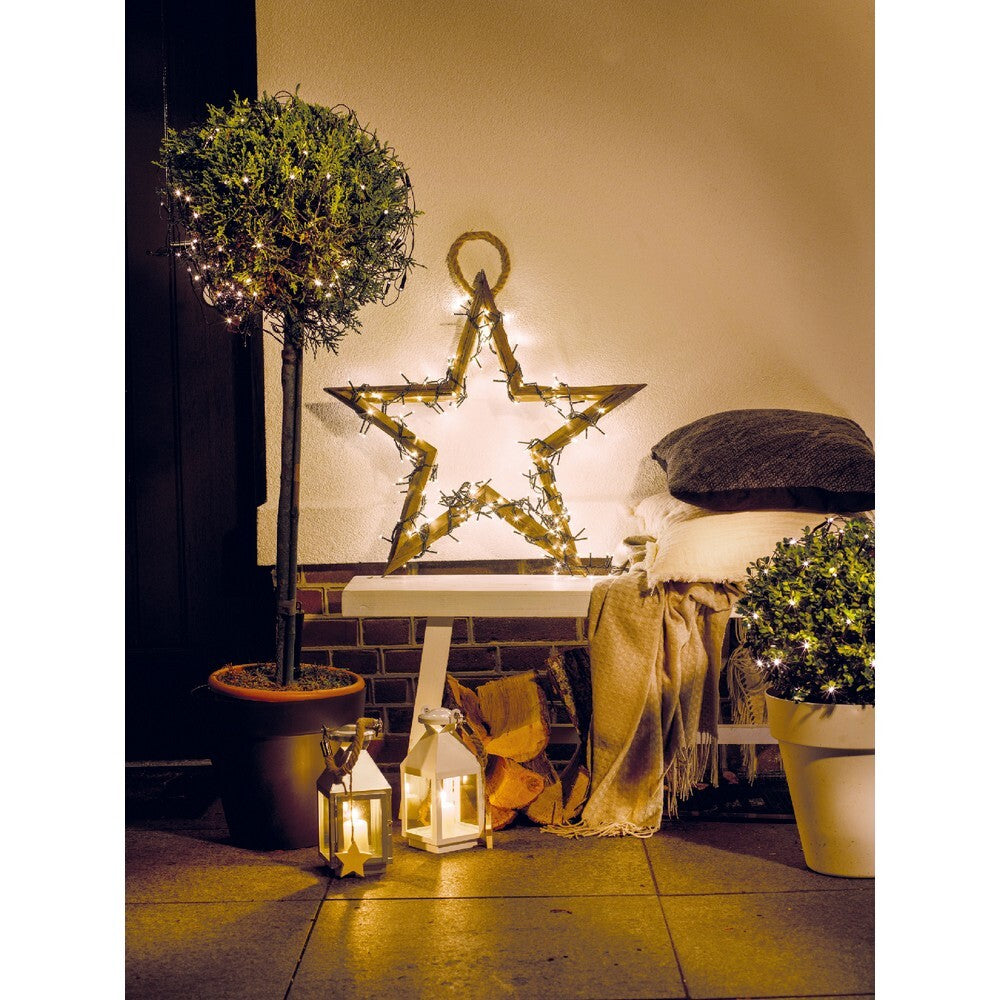 Kaemingk LED Compact Lights – 8 Function Twinkle Effect, Warm White, 2000 Bulbs, Christmas Holiday Decoration, Festive Xmas Tree or Home Accent, Indoor & Outdoor Seasonal Lighting