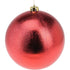 Koopman Christmas Ball, Xmas Ornament, Holiday Seasonal Decoration for Tree, Home, Office, Party, Tabletop & Festive Display, – 140mm Red Assorted 1 Piece