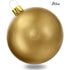 Koopman Inflatable Christmas Ball, Xmas Ornament, Holiday Seasonal Decoration for Tree, Home, Garden, Party & Festive Display –  65cm Gold