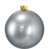 Koopman Inflatable Christmas Ball, Xmas Ornament, Holiday Seasonal Decoration for Tree, Home, Garden, Party & Festive Display –  65cm Silver