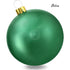 Koopman Inflatable Christmas Ball, Xmas Ornament, Holiday Seasonal Decoration for Tree, Home, Garden, Party & Festive Display –  65cm Green
