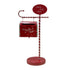 Koopman Christmas Mailbox Decoration – 51cm Red Holiday Ornament, Seasonal Festive Decor for Home, Tabletop & Xmas Display
