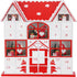 Homesmiths Advent Calendar Led Red