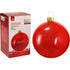 Koopman Inflatable Christmas Ball, Xmas Ornament, Holiday Seasonal Decoration for Tree, Home, Garden, Party & Festive Display –  45cm Red