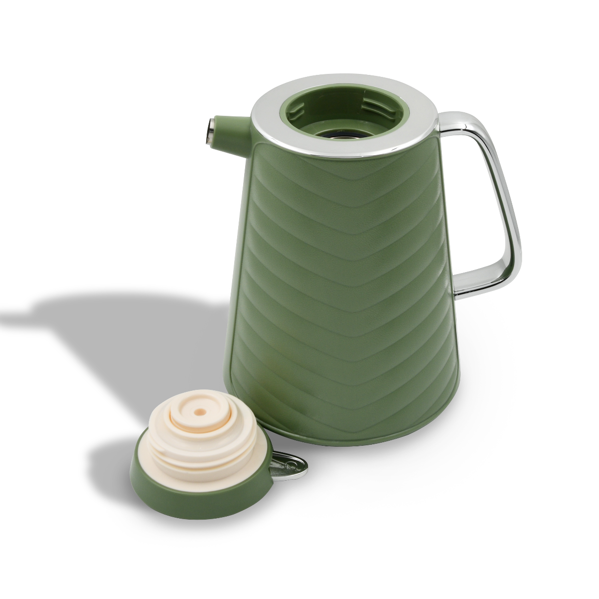 Homesmiths 1 Liter Vacuum Flask Green Silver