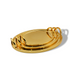 Homesmiths Ramadan Small Oval Serving Tray Gold