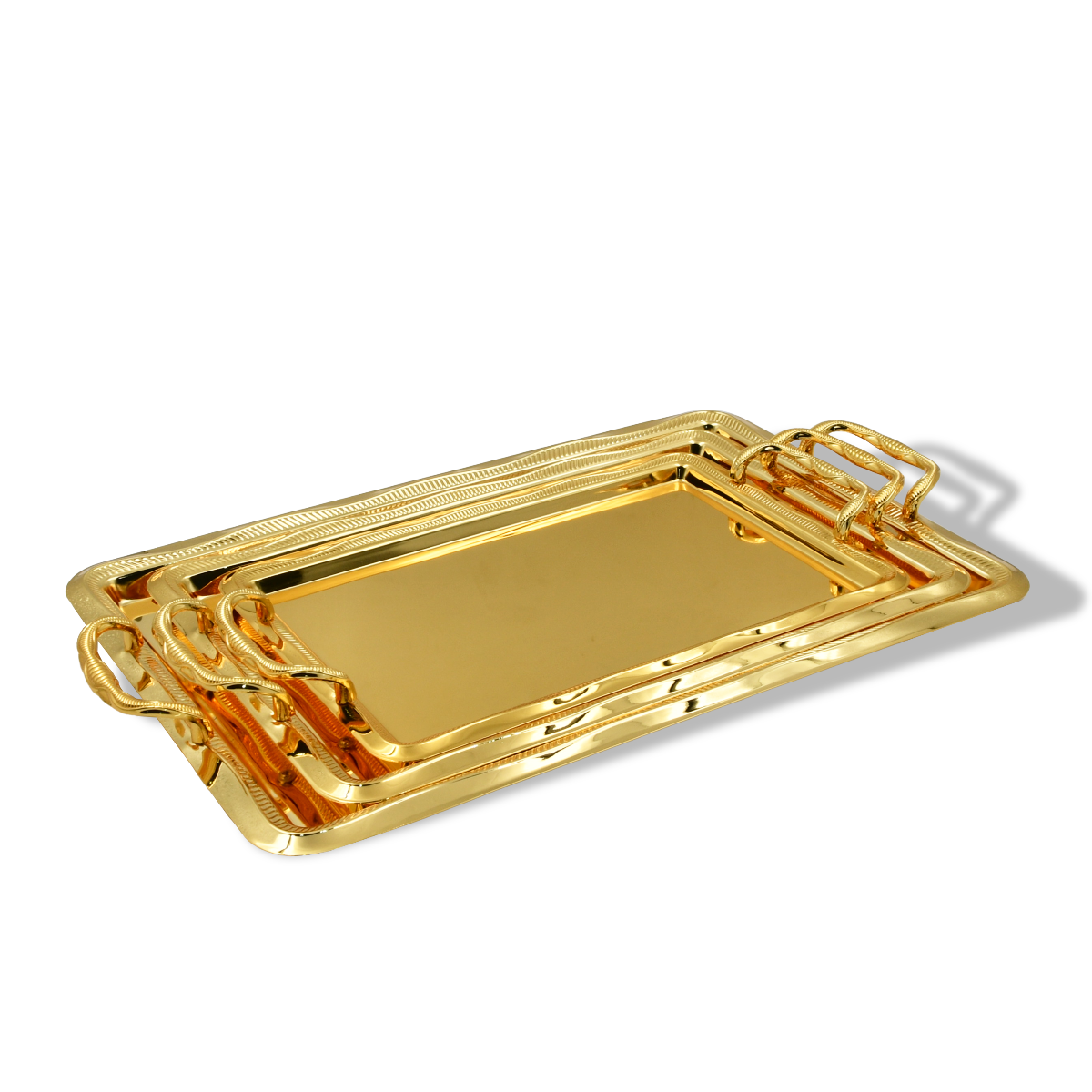 Homesmiths Ramadan Small Rectangle Tray Gold
