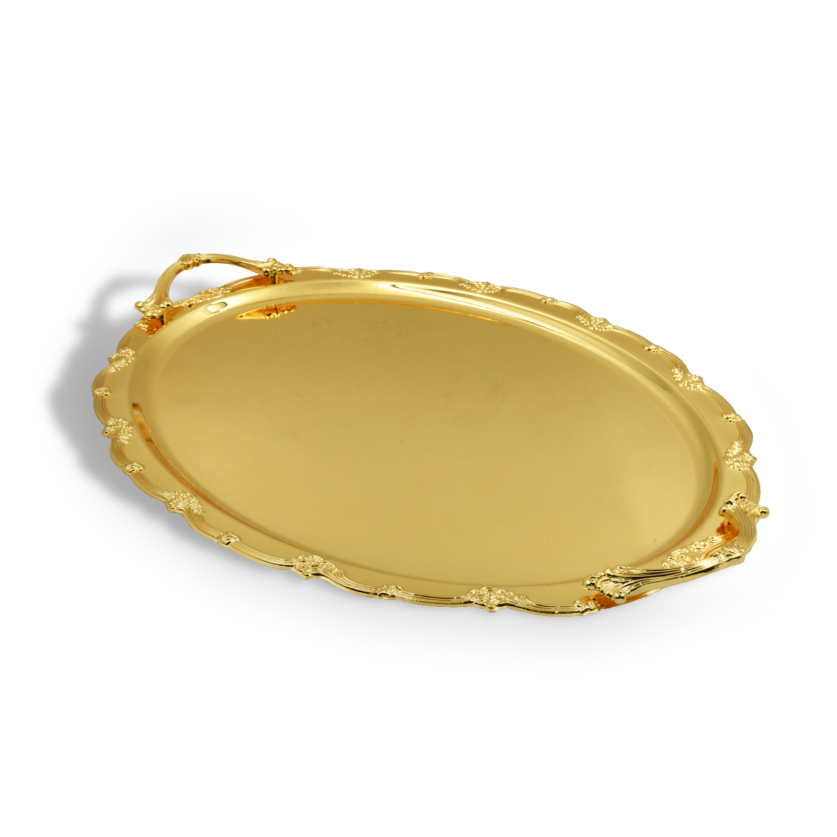 Homesmiths Ramadan Premium Large Oval Tray Gold