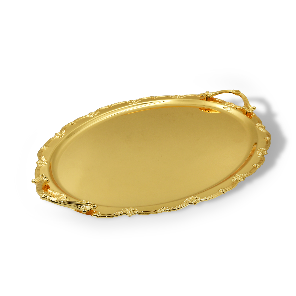 Homesmiths Ramadan Premium Medium Oval Tray Gold