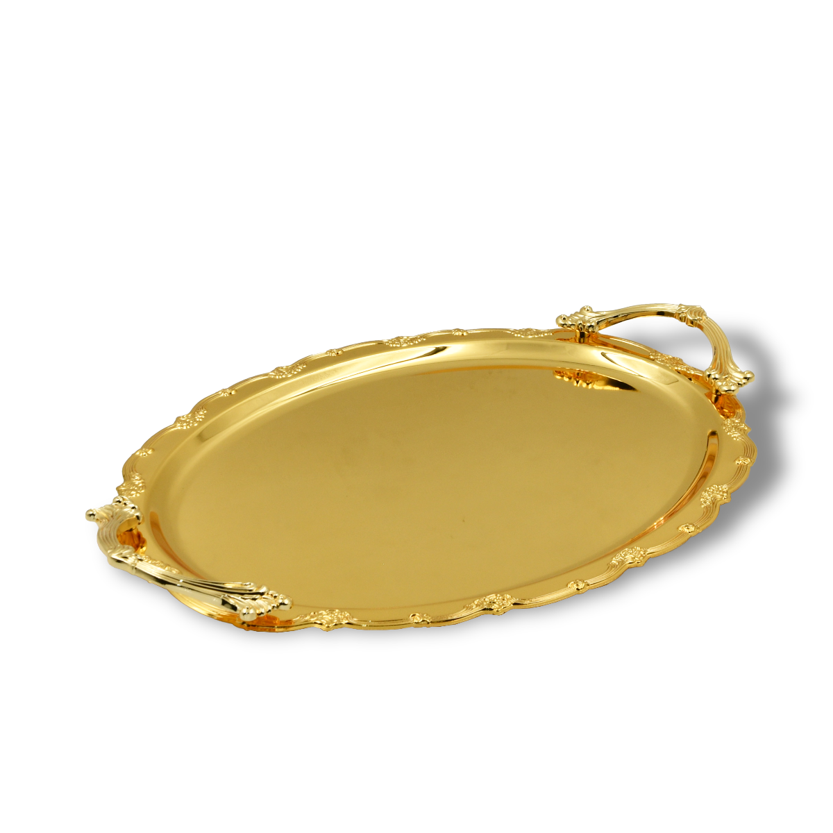 Homesmiths Ramadan Premium Small Oval Tray Gold