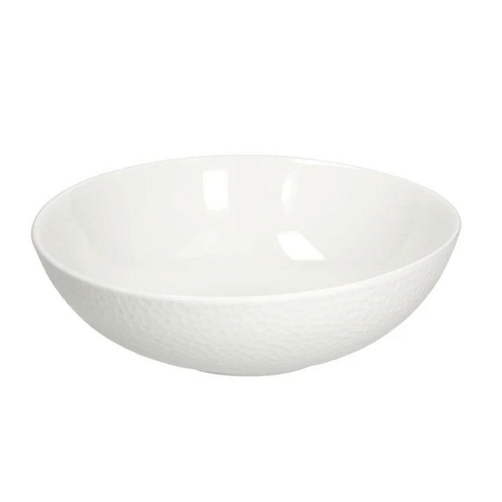 Tognana Golf Bianco 22cm Salad Bowl – Elegant Porcelain Bowl for Serving Salads, Fruits & Snacks, Home, Office & Dining Tableware