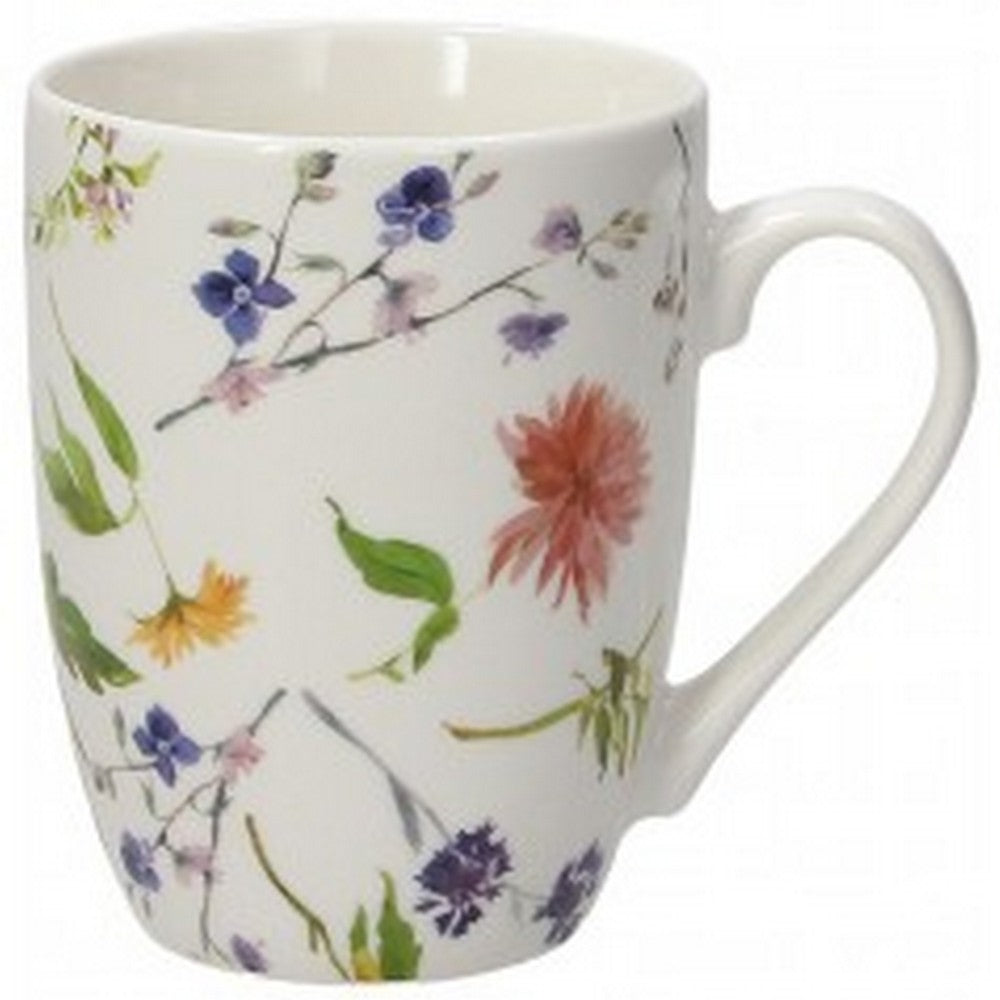 Tognana Iris Audrey 320ml Mug – Elegant Porcelain Cup for Coffee, Tea & Hot Beverages, Modern Tableware Design for Home & Office