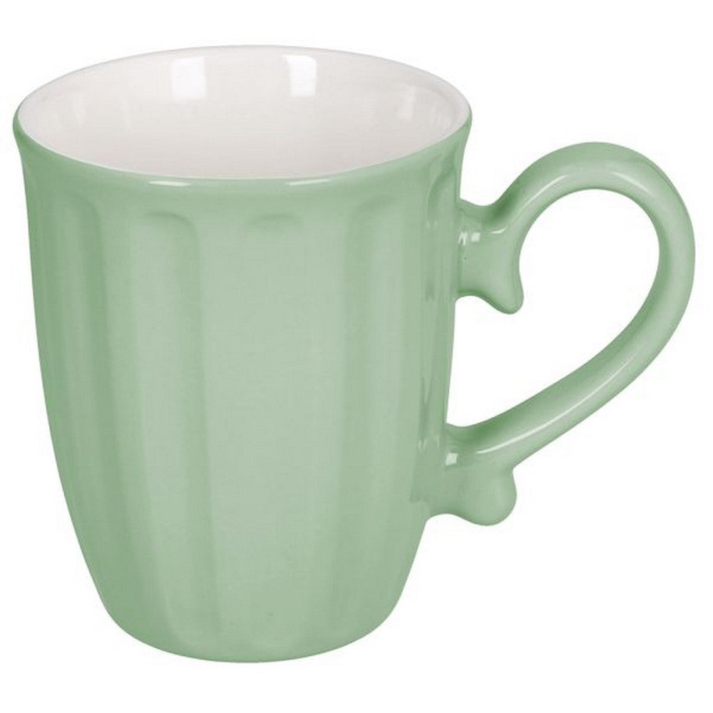 Tognana Madrid Camille Verde 300ml Mug – Elegant Porcelain Cup for Coffee, Tea & Hot Beverages, Modern Design for Home, Office & Café