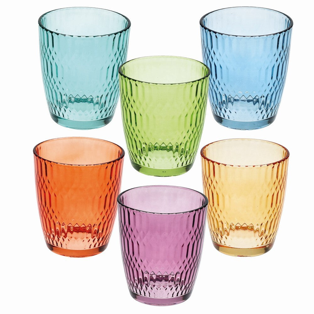Tognana Seoul 6-Piece 310ml Tumblers – Elegant Glasses for Water, Juice & Cold Beverages, Modern Design for Home & Dining Tableware