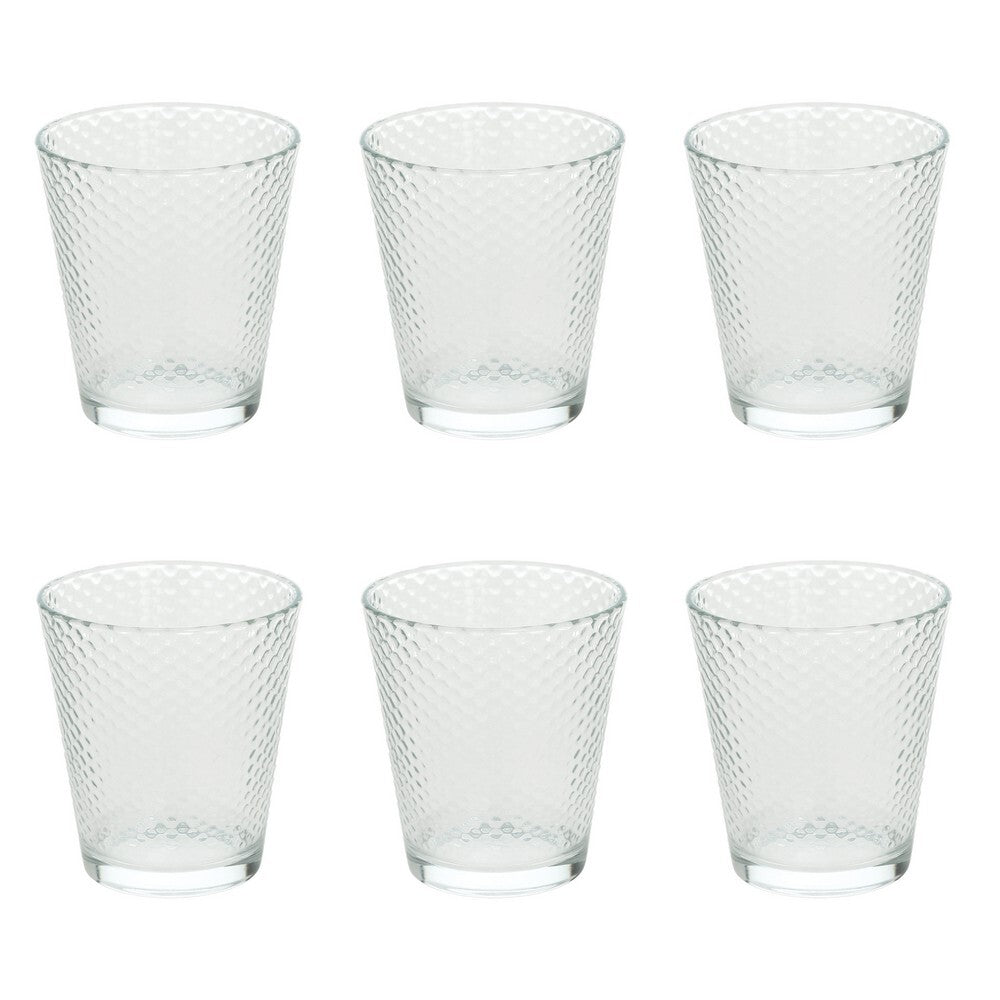 Tognana Golf 6-Piece 340ml Tumblers – Elegant Glasses for Water, Juice & Cold Beverages, Modern Design for Home, Office & Dining Tableware