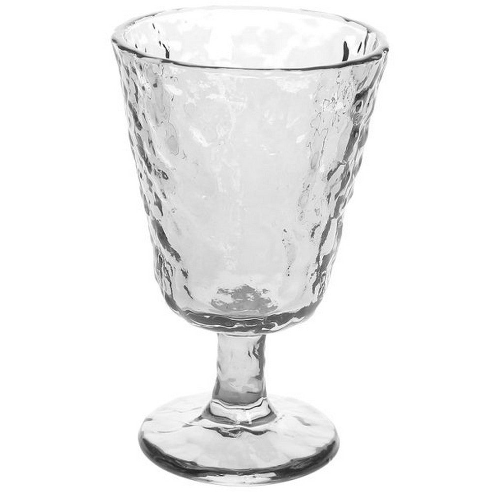 Tognana Elsa 270ml Goblet Glass – Elegant Glass for Wine, Juice & Cold Beverages, Modern Design for Home, Office & Dining Tableware