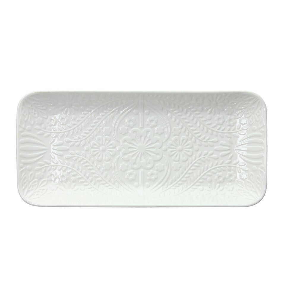 Tognana Copenaghen Rectangular Tray – Elegant Serving Tray for Snacks, Appetizers & Desserts, 30.5x14cm
