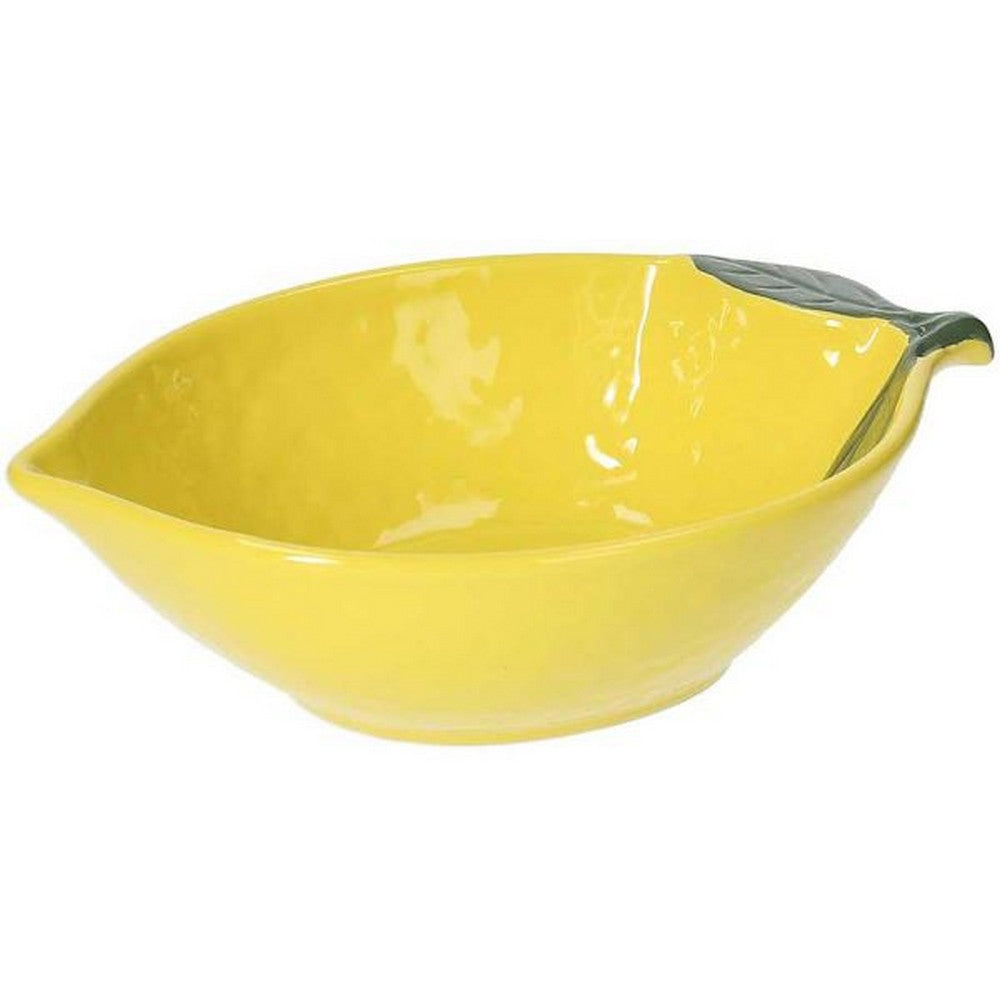 Tognana Relief Lemon Bowl – Elegant Porcelain Bowl for Fruits, Desserts & Salads, Decorative Lemon Design for Home & Dining