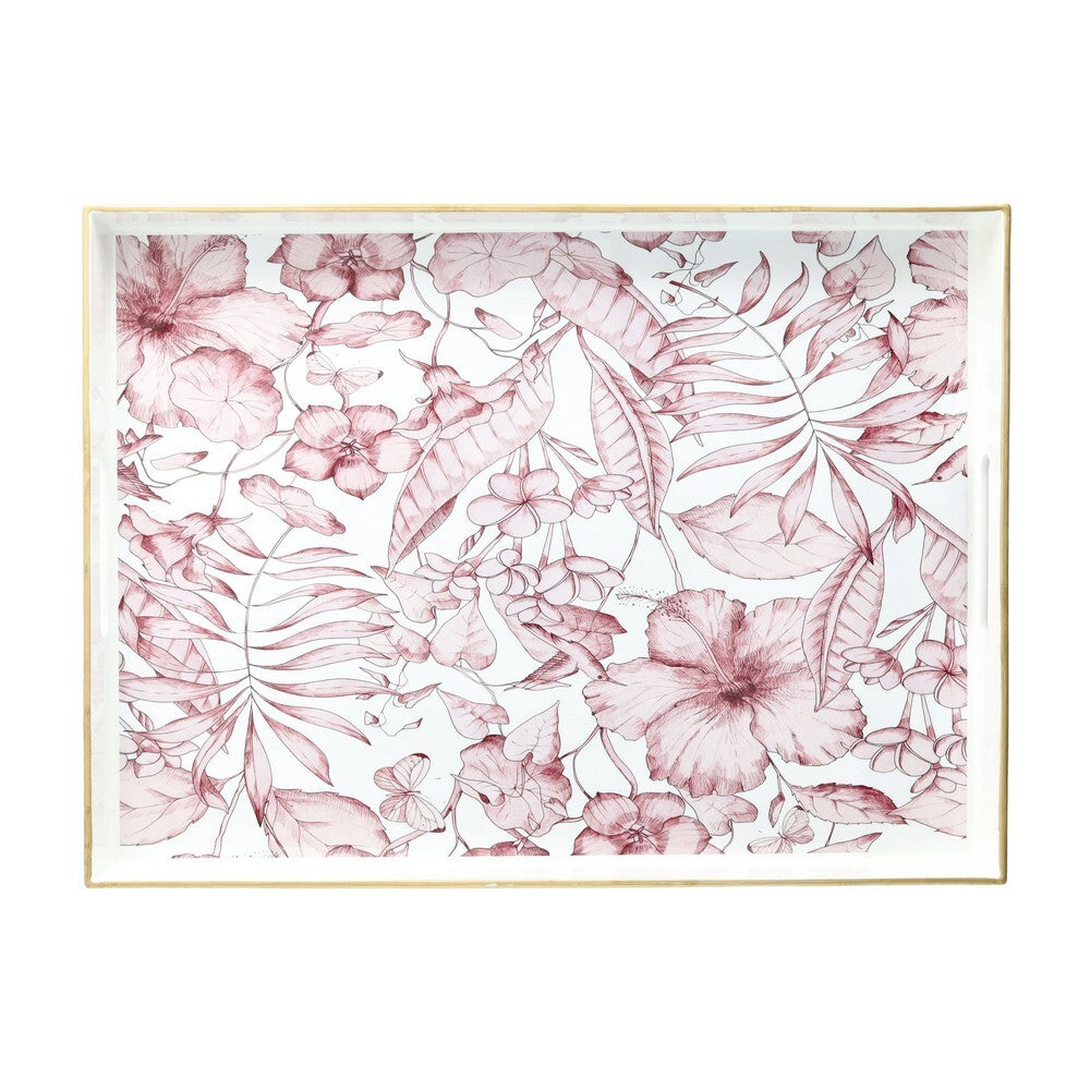 Tognana Rectangular Tray Multi – Large Colorful Serving Tray for Snacks, Appetizers & Desserts, Modern Decorative Design for Home, Kitchen & Dining