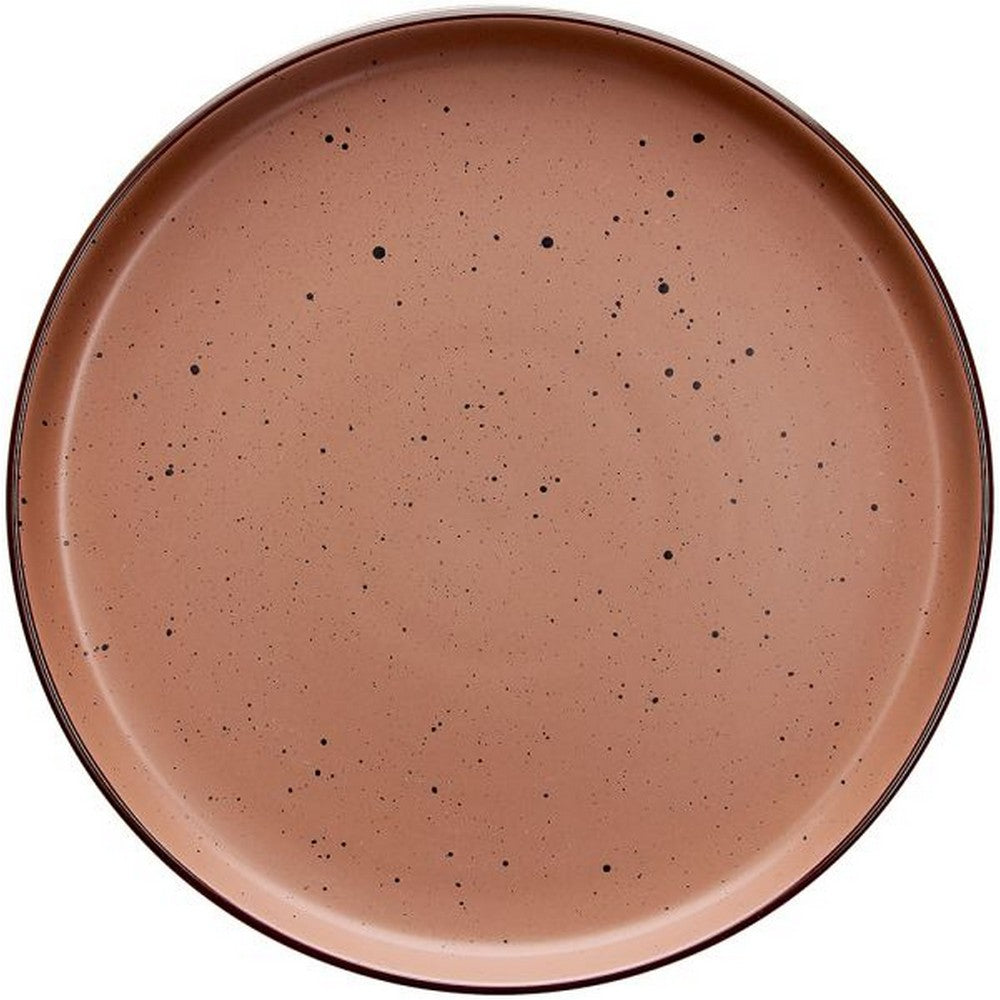 Tognana Urban Terra 27cm Dinner Plate – Porcelain Plate for Main Courses, Salads & Snacks, Modern Terra Design for Home & Dining