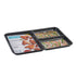 Baker's Secret 3 Divided Cookie Sheet – Non-Stick Baking Tray, Multi-Section Pan for Cookies, Biscuits & Roasting, Oven-Safe Kitchen Bakeware