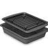 Baker's Secret Essential Toaster Oven Set – Non-Stick Mini Bakeware for Compact Ovens, Ideal for Toasting, Baking & Roasting, Oven-Safe