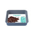 Baker's Secret Two-Tone Square Baking Pan - Non-Stick Cake Tin, Heavy-Duty Carbon Steel, Ideal for Brownies, Cakes & Roasting