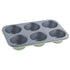 Baker's Secret Two-Tone 6-Cup Muffin Pan –  Non-Stick Cupcake Tray, Durable Carbon Steel, Ideal for Muffins, Cupcakes & Mini Quiches