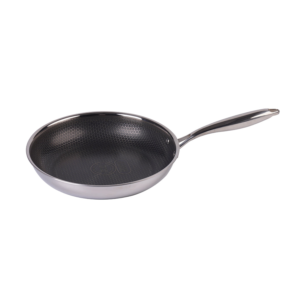 Baker's Secret 28cm Triple Layer Non-Stick Fry Pan – Heavy Duty Cookware for Frying, Sautéing, and Everyday Cooking