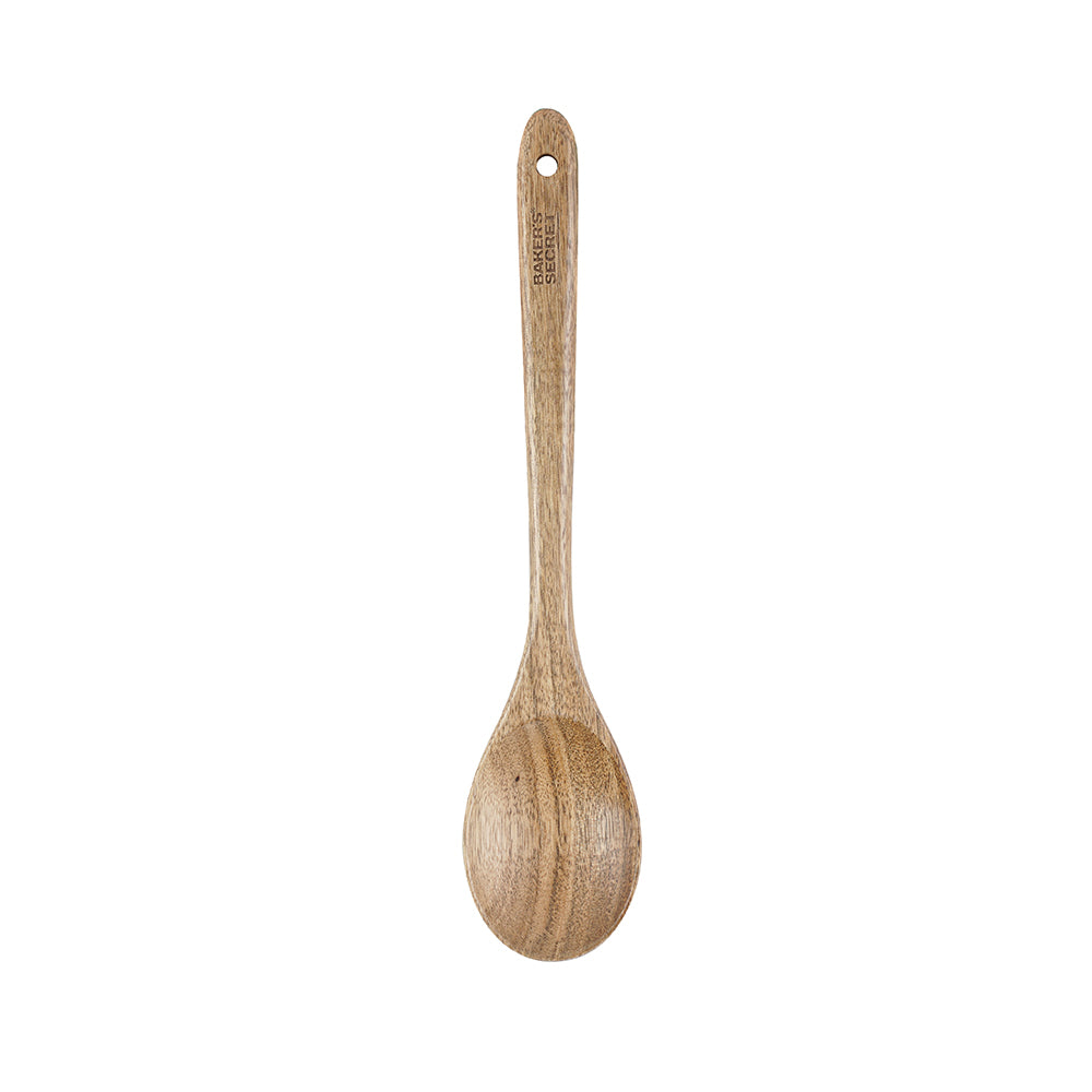 Baker's Secret 33cm Wooden Spoon – Versatile Kitchenware for Stirring, Cooking & Non-Scratch Cooking