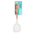 Baker's Secret Silicone Slotted Turner with Wooden Handle – Premium Kitchen Accessory for FliPolypropyleneing, Draining & Non-Scratch Cooking