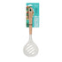 Baker's Secret 12.9 INCH Silicone Skimmer with Wooden Handle – Durable Kitchen Accessory for Skimming, Straining & Heat-Resistant, Non-Scratch Cooking