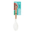 Baker's Secret Silicone Spoon with Wooden Handle – Durable Kitchen Accessory for Stirring, Serving & Heat-Resistant Cooking