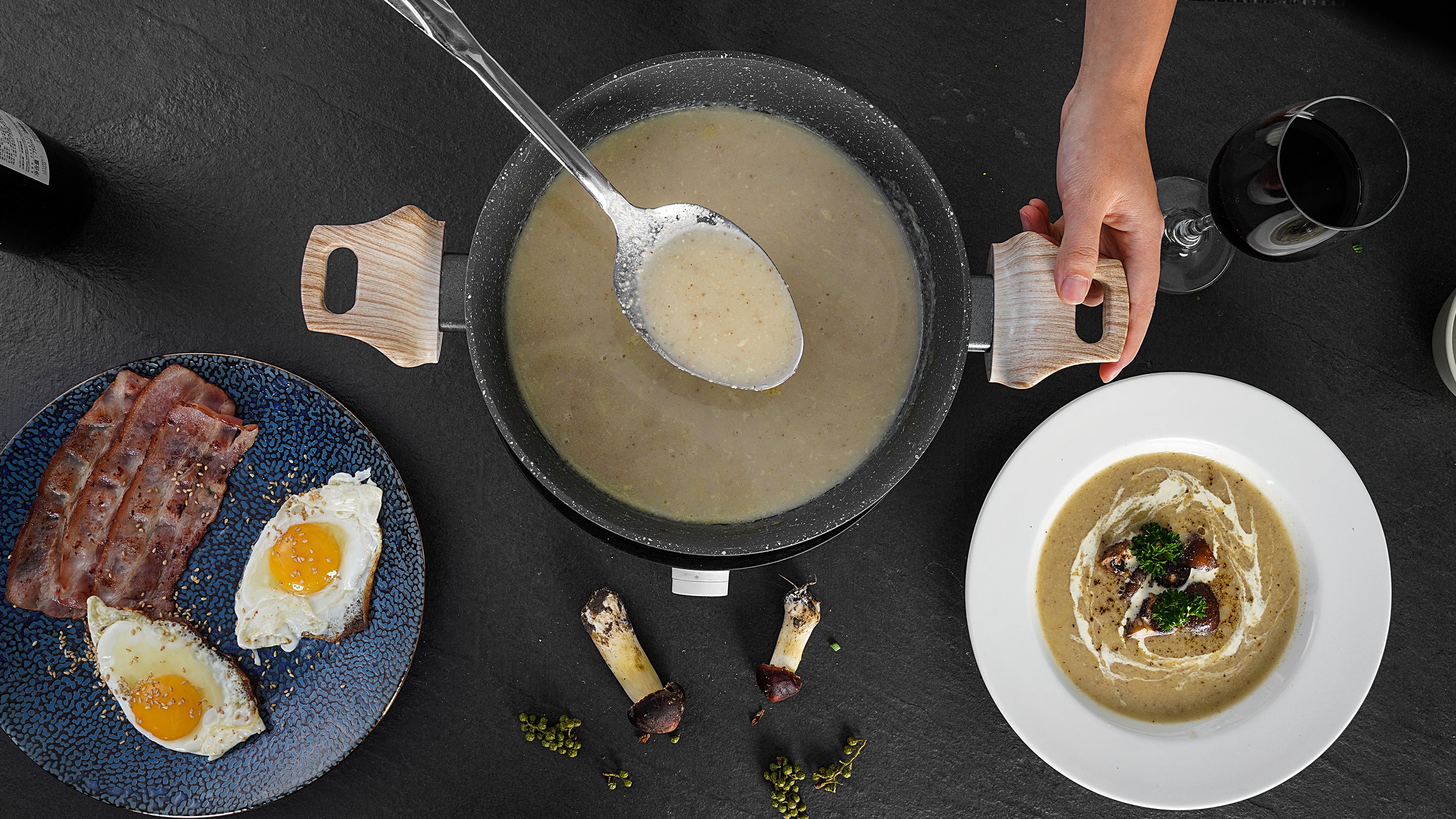 Baker's Secret 36.8cm Stainless Steel Spoon – Durable Kitchenware for Stirring, Serving & Everyday Use