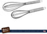 Baker's Secret 2pcs Silicone Whisk Set – High-Quality Kitchen Tools for Whisking, Mixing & Durable Baking Use