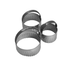 Baker's Secret 3pcs Stainless Steel Cookie Cutter Set – Durable Kitchen Tools for Baking, Shaping & Food Preparation