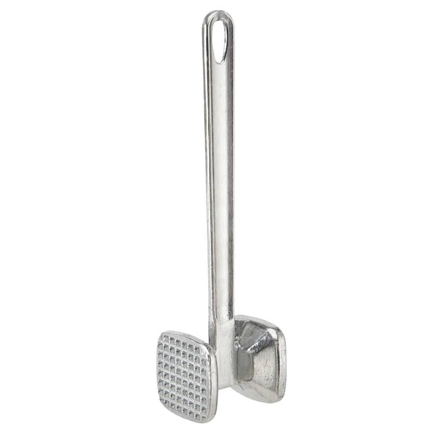 Baker's Secret 8.8 Inch Aluminium Meat Tenderizer – Durable Kitchen Tool for Tenderizing, Flattening & Meat Preparation