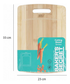 Baker's Secret 13 Inch Bamboo Cutting Board – Eco-Friendly Kitchen Accessory for Durable, Hygienic Food Preparation