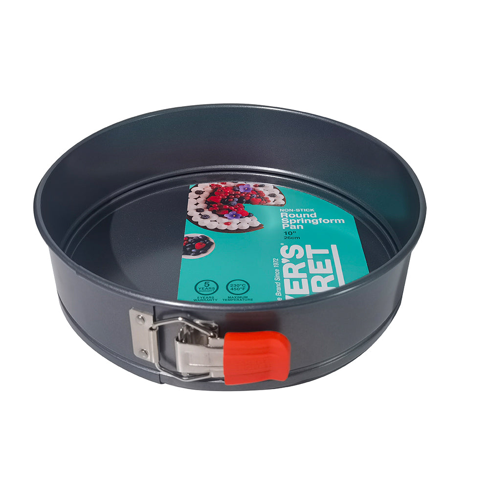 Baker’s Secret Essential Line 26cm Springform Pan – Non?Stick Bakeware for Effortless Cake Baking & Easy Release